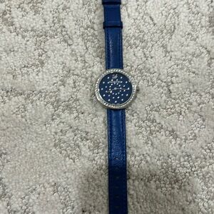 Swarovski crystal swan watch